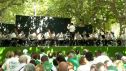 La Banda de Música de Huesca durante su intervención de este jueves
