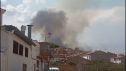 Incendio forestal cerca de Almonacid de la Sierra, en Zaragoza.