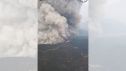 Avance del incendio de las Peñas de Riglos hacia la Peña Oroel.