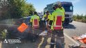 Hasta el lugar del accidente se han desplazado bomberos de la Diputación de Zaragoza, que han tenido que excarcelar a las víctimas.