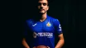 Francho, con sus nuevos colores. Foto: Getafe CF
