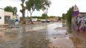 Las intensas lluvias han causado numerosos destrozos en la zona