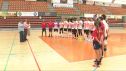 Entrenamiento del Pamesa Teruel Voleibol.