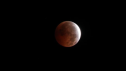 Eclipse lunar visto desde Aragón