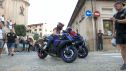 Las calles de Alcañiz se llenan de aficionados a las motos.