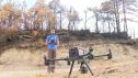 Durante su estudio, el grupo Geoforest de la Universidad de Zaragoza utiliza dos tipos de vuelos con drones.