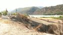 Zona en la que se originó el incendio de Las Peñas de Riglos.