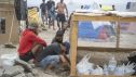 Varios inmigrantes acampados en la playa, a 5 de septiembre de 2026, en Ceuta (España).