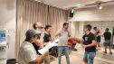 Ensayo de una de las escenas de La Partida de Diego.