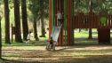 Familias y niños ya disfrutan del nuevo espacio de ocio en Jaca con entrada gratuita.