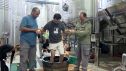 El alumnado ha recogido la uva en el campo y, a continuación, ha pisado las uvas en una sala de fermentación para conseguir el mosto.