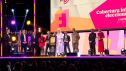La directora general de la CARTV, Raquel Fuertes. ha recogido el galardón en Vitoria