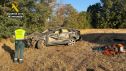 El accidente ha tenido lugar a primera hora de la mañana de esté sábado en la carretera A-1236