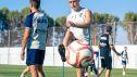 Rafa Tresaco durante un entrenamiento esta semana