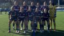 La plantilla del SD Huesca antes de comenzar el choque