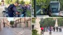 Cada vez más aragoneses van andando o utilizan la bicicleta y el transporte público en sus desplazamientos.