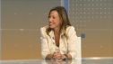 La alcaldesa de Zaragoza, Natalia Chueca, este martes en el plató de Buenos Días. / Aragón TV