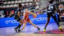 Vorackova, en una acción del partido ante Valencia