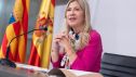 La vicepresidenta y portavoz del Gobierno de Aragón, Mar Vaquero, en rueda de prensa tras la reunión del Consejo de Gobierno.