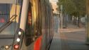 Imagen archivo del tranvía de Zaragoza en circulación.