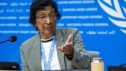 Navi Pillay, en una de sus últimas intervenciones en la sede de Naciones Unidas.