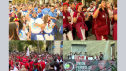 Momentos de alegría en los pregones de la Unión Peñista y de la Federación Interpeñas.