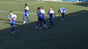 Celebración del 1-0 del CD Ebro