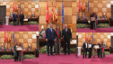 Fotos de los galardonados en el acto de entrega de medallas y distinciones de la ciudad celebrado este sábado en el Ayuntamiento de Zaragoza.