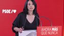 Imagen de archivo de la secretaria de Organziación del PSOE, Rebeca Torró, nombrada nueva portavoz del partido.