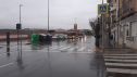Lugar en el que se ha registrado el atropello mortal en la ronda de Ambeles, Teruel.