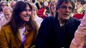 Una de las últimas apariciones del expresidente catalán y líder independentista, Carles Puigdemont, junto a la expresidenta del Parlament Laura Borrás en París.