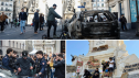 Protestas en Francia, Italia y Portugal.