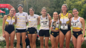 Eva Rico, a la derecha de la foto, junto a sus compañeras del Grupoempleo Pamplona