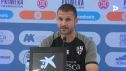 Albert Rudé en la previa del partido de Copa del Rey frente a la Peña Sport