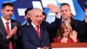 Benjamin Netanyahu durante la fiesta de su partido, Likud.