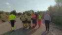Efectivos de bomberos de la DPT, el 061 y Guardia Civil se han desplazado al lugar.