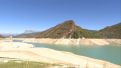 Embalse de Mediano, al 17 % de su capacidad por la sequía.