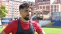 Comparecencia de Relu, jugador del CD Teruel.
