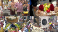 Imágenes de la Ofrenda de Frutos que cada 13 de octubre recorre las calles de Zaragoza.