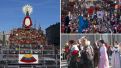 Miles de personas han pasado ya por la plaza del Pilar para depositar sus flores a los pies de la Virgen