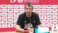 Carlos Cantero durante la rueda de prensa. Foto: Aragón Deporte