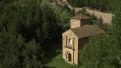 Imagen aérea de la Iglesia de Santa María de Iguácel.