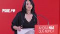 Imagen de archivo de la secretaria de Organziación del PSOE, Rebeca Torró, nombrada nueva portavoz del partido.