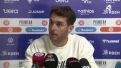 Ibai Gómez en la rueda de prensa tras el partido ante el CE Europa
