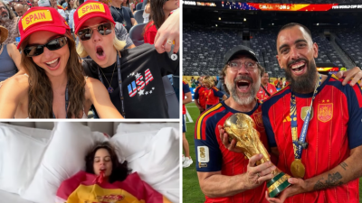 Famosos españoles e internacionales que apoyaron a la selección en la final del Mundial.