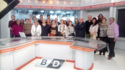Imagen del grupo en plató