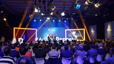Una imagen de la gala, conducida por Pedro Hernández y Jorge Sanmartín.