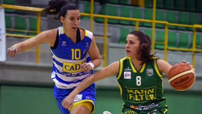 Imagen de archivo de un partido de las zaragozanas.