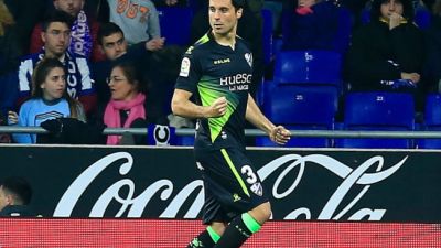 Etxeita durante el partido frente al RCD Espanyol.