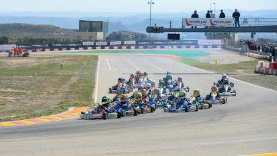 Salida de la primera carrera de Cadete.